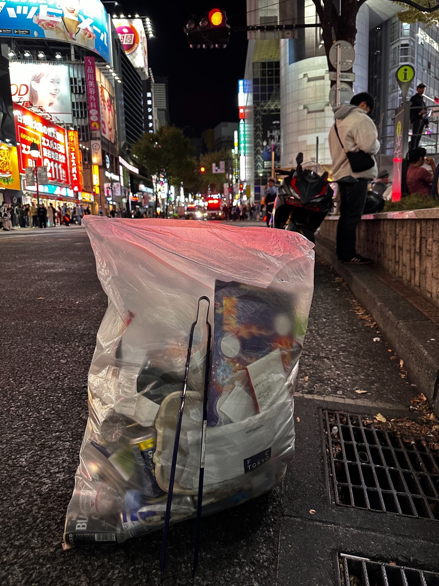街のゴミ拾い活動